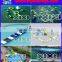 Popular inflatable water park,inflatable floating obstacle course on water