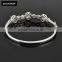 Latest Product In 2016 Green Gemstone Charm Tibetan Bangle