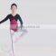 C2018 red long sleeve child leotard wholesale ballet gymnastic leotards for girls