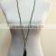 2015 Fall Olive Green Cotton Tassel Necklace,Cooper Beads Long tassel lady necklace