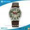Couple Simple Design Japan Movt pu Leather Quartz Large Dial Watch