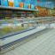 Supermarket display meat chest freezer showcase with remote compressor