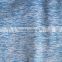 polyester spandex blue and white slub effect knit Cation jersey fabric for sportswear and casual wear