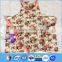 home textile custom printed flowers slubbed fabric design kitchen apron
