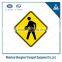 custom highly reflective pedestrian crossing triangle road sign