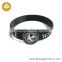 Customized round silicone rubber fancy wrist band speedometer bracelet