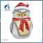 cheap ceramic owl christmas gift cookie jars