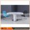 Hot Sale white lacquer oval expandable dining table dining table designs