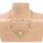 Resin flowers alloy aestheticism classical design bride italian jewelry set