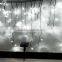 white color LED fairy icicle outdoor christmas lights waterproof