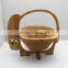 folding bamboo basket