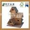 New arrival decorative handmade hanging wooden bird feeder
