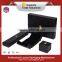 Hot Sale Black Plastic Wrap Paper Necklace Jewelry Box Set