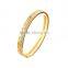 New Fashion Rhinestone Stainless Steel Bracelets Couple Bangle Gift