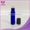 Wholsale 10 ml blue glass roll on bottle with plastic cap& roller
