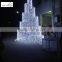 Beautiful holiday time outdoor decoration led christmas tree light white christmas tree felt decoration christmas tree