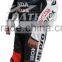 motorbike leather two 2 piece suit black and colour jacket