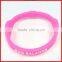 Delicate light silicone rubber power bracelet/ wristband /band with china manufacture