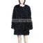 women cheap fur coats long rabbit fur coats KZ150063