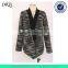 2016 new long sleeve black V-neck cardigan