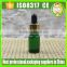 Empty Glass Eye Dropper green Serum Bottles 20ml