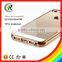 OEM crystal transparent electroplated tpu Phone Case for iphone 5