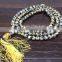 Natural 6mm Dalmatian Jasper Mala with 108 Prayer Beads perfect for Meditation Dalmatian Jasper Mala Prayer Mala