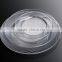 9"Plastic Disposable Dinner Plate With Silver Coated,Round Plate for party