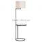 2017 hotel decorative floor lamp arc with mable base and linen shade good for inn decor high end