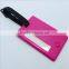 hot sale candy color hotel fashion custom luggage tag/custom hotel key tags/custom leather luggage tags