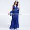 2016 New fashion sexy evening dress,high quality manual nail bead women's evening dress