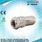 RF adapter F male to female connector