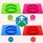 Plate Baby Mats Silicone Integrated Tray Grid Infant Plate Supplementary Food Trays