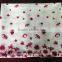 beautiful pink flower rain print fabric for home textile women clothing