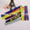 OEM snap bracelet pvc reflective slap bracelet vinyl reflective wristband