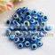 Wholesale Price 7*10mm Colorful Oblate Round Evil Eye Beads 11 Different Colors For Choose