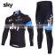 men's sport wear sky bike uniform set specialized cycling clothing