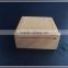 Natural solid wooden coin display box with lock