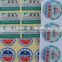 High quality custom roll tickets self-adhesive stickers and labels