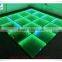 3D Touched Mirror Tempered Glass Surface Board Light Up Dance Floor With 60pcs 5050 smd led