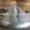 professional carbon steel conical head for pressure vessel