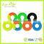 4 colors mixed 7.8cm Silicone massage point massage hand grip ring