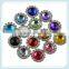 fashion newest acrylic rhinestone fancy rainbow colour acrylic sew rhinestone for dresses