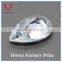 Very Clear Hand cut Pear Shape 6x4 White CZ