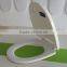 White color plastic slow down flower printed toilet seat