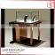 Fangle shop counter glass display