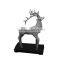 Home garden decoration use eco-friendly resin fawn theme sculpture