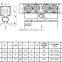Heavy duty cantilever Sliding Gate Wheel for 8 carriage