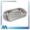 Stainless steel small butter dish with plastic lid