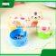 portable plastic colorful funny child cartoon bear double pencil sharpener